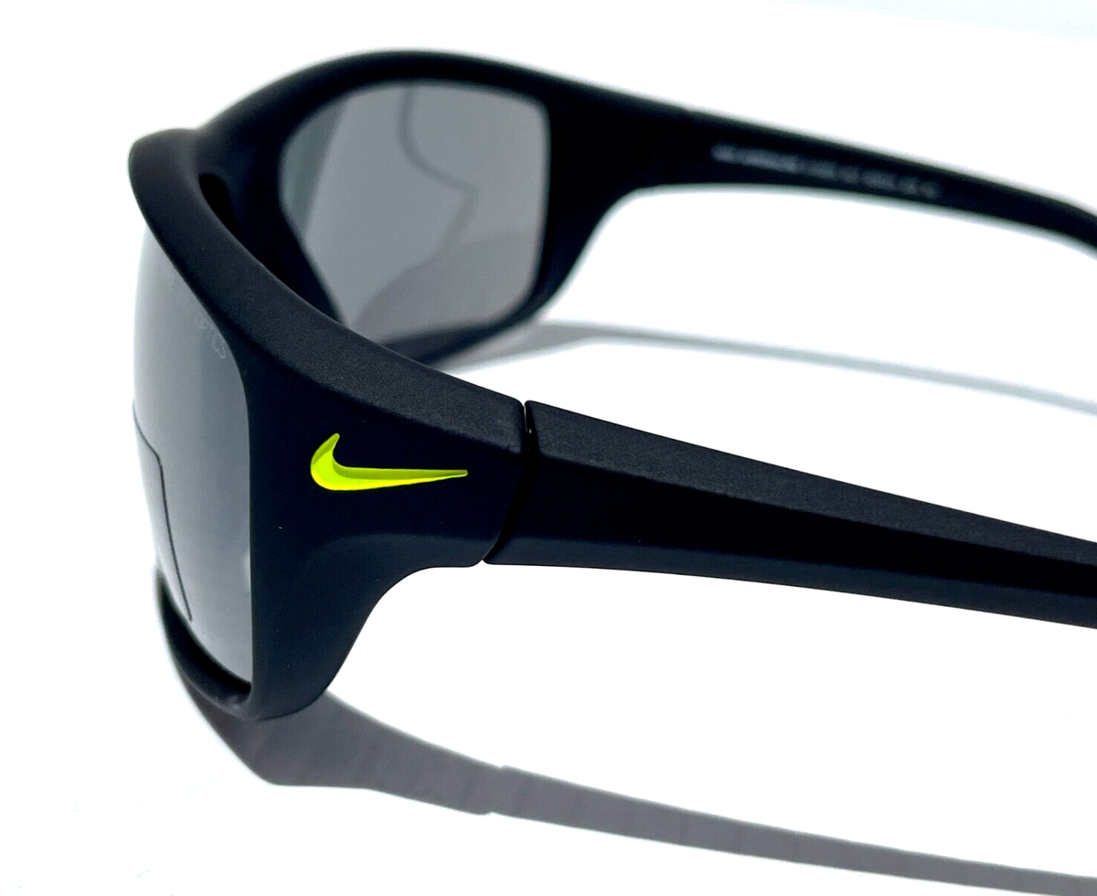 NEW Nike ADRENALINE Matte Black Max Optics Silver Flash lens 