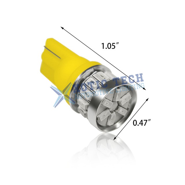 Amber 2825 W5w LED Parking Driving Light Bulbs for Mini Cooper R56