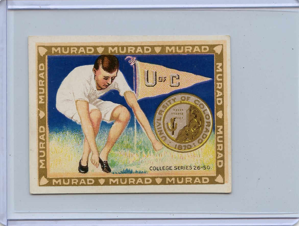 1910-11 T51 MURAD (NO #) UNIVERSITY OF COLORADO, TRACK & FIELD, 090518 |  eBay UK
