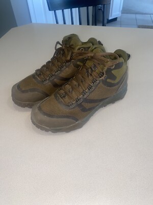 TACTICAL Men’s “106 Dark Coyote-R” Brown Mesh Work Boots Size