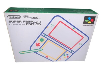 New Nintendo 3DS LL Super Famicom Edition Game Console Limited
