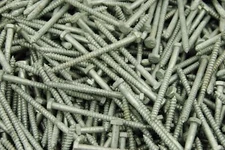 (125) Hex Head 1/4 x 3-1/2 Lag Bolts Galvanized Wood Screws