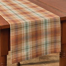 Park Designs Kincaid Plaid Table Runner  ~~ 13" x 36" Long ~~ Autumn Must-Have