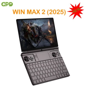 GPD WIN Max 2 2025 10.1" Jeu de poche PC, AMD AI 9 HX 370 / R7 8840U 32GB+2TB
