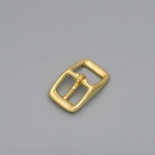 1x Brass Pin Buckle Solid Single Prong Waistband Replacement Buckle Belt DIY