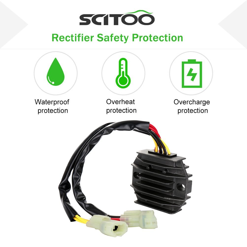 SCITOO Voltage Regulator Rectifier For Suzuki LTF 500 F Quadrunner 4x4 2000-2002