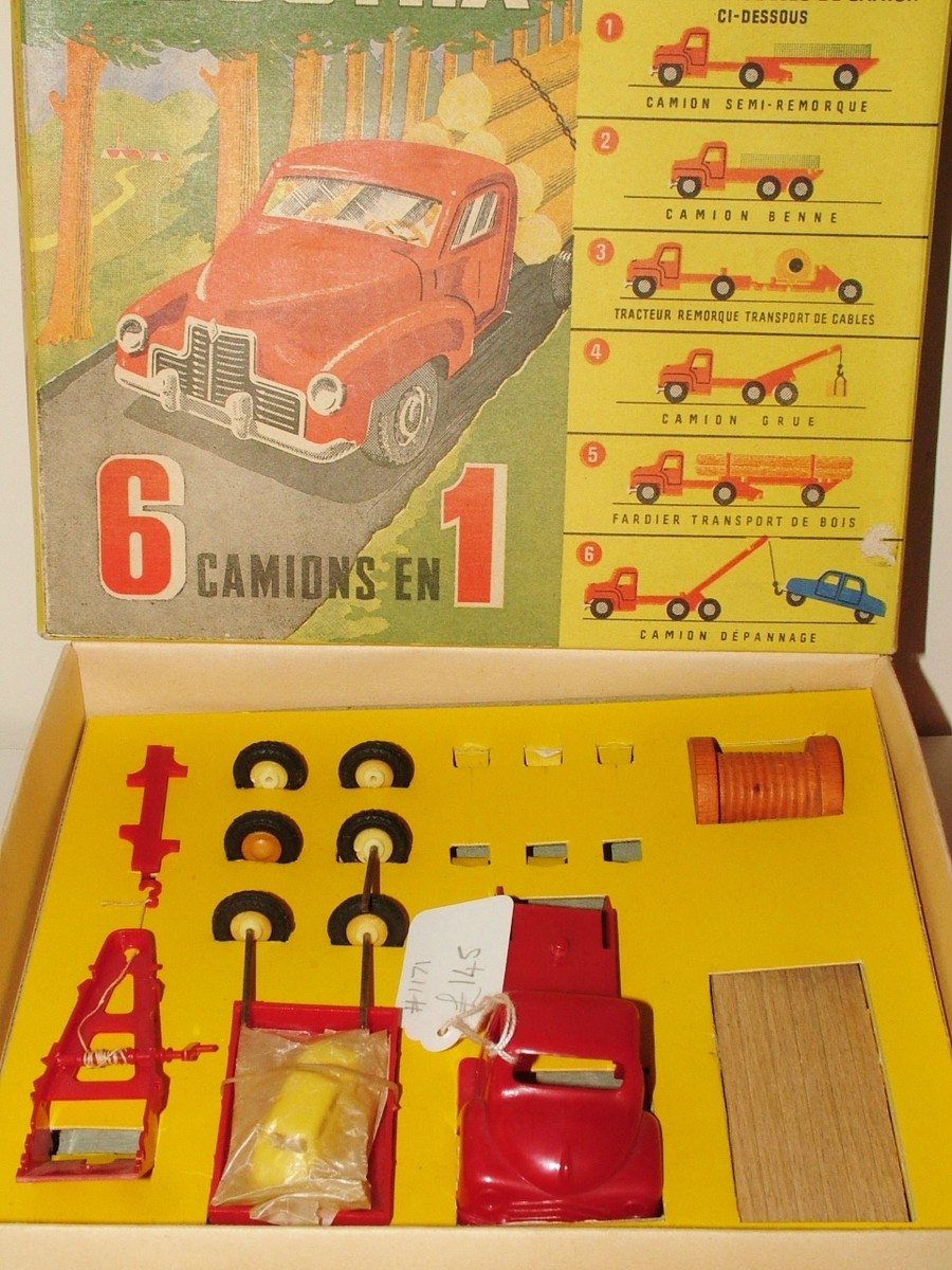 Joustra (Jouet de Strasbourg) Ref 1018 - 6 camions en 1