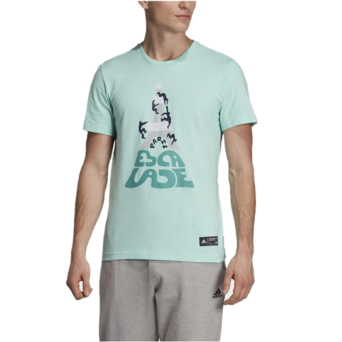 adidas Sportswear T-Shirt Homme (Taille 2XL) So Me Escalade Haut Graphique - Neuf - Photo 1 sur 1
