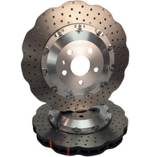 DBA 5000 Series XD Wavy Brake Rotors Suit Front 8V Audi RS3 Sedan (PAIR)