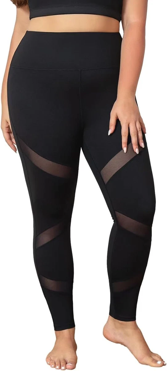 MEJING Plus Size Capri Leggings for Women with XX-Large Plus