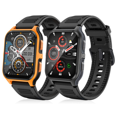 2024 New Blood Pressure Smart Watch Men Military Fitness Tracker