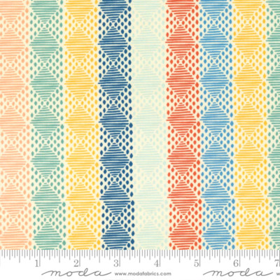 Cadence Stripes Multi by Crystal Manning for Moda 1/2 Yard