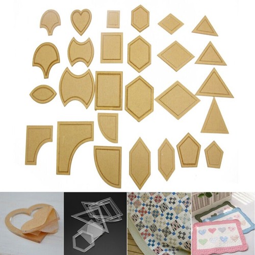 Acrylic Quilting Templates Sewing Stencils Patchwork Ruler Sewing DIY craft tool - Picture 2 of 8