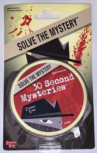 Universitätsspiele lösen das Rätsel! 30 Sekunden Mysteries in Dose für Alter 8+ NEU