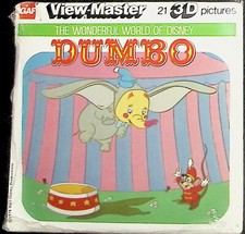 Walt Disney's DUMBO 3d View-Master 3 Reel Packet SEALED