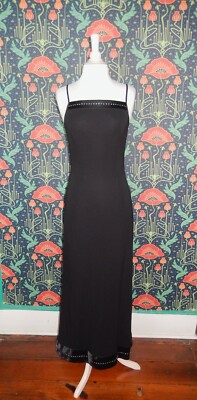 white christmas dresses Women Slip Dress | Minimal | Dress | Black | Cocktail | Dark main image 0