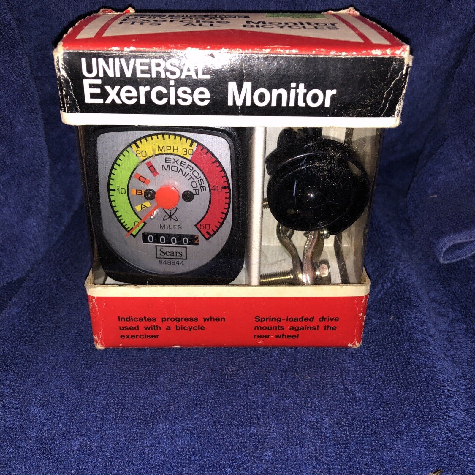 Universal Exercise Monitor for Fitness Stationary Bike Exercise Bike Wheel Mount