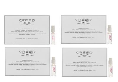4 Pc x Creed Spring Flower Eau De Parfum Women Spray 0.08 oz/2.5 Ml Vial On Card