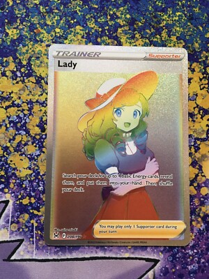 Pokémon TCG - Lady - 208/196 Lost Origin - 2022 Secret Rare Holo