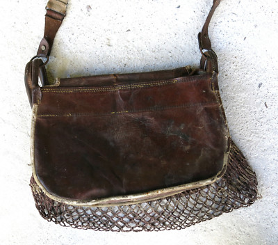 Gibecière De Chasse Ancienne En Cuir - Sans Marque, Bon état