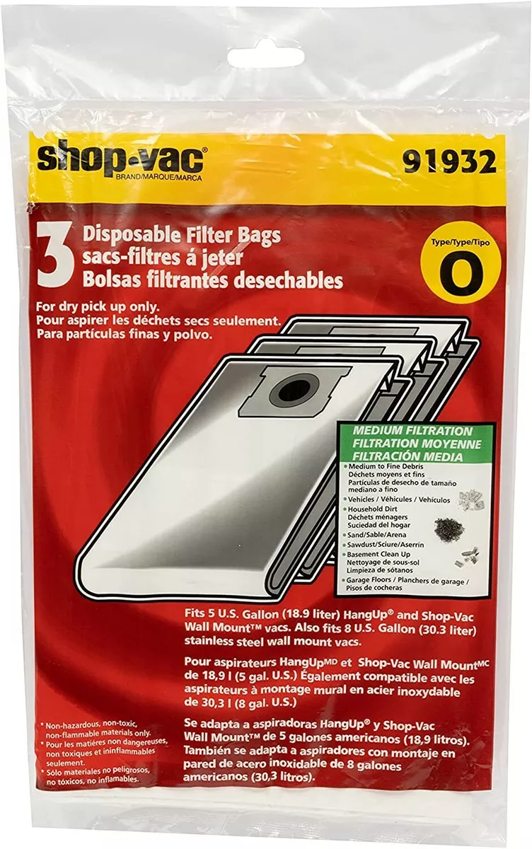 Sac filtre shop vac sale