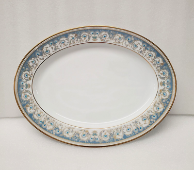 Noritake Polonaise 2045 One Oval Serving Platter 13.5 x 9.5 x 1.25