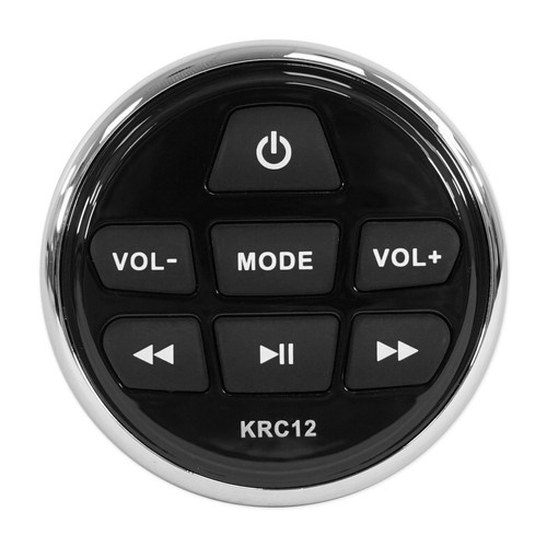 KICKER KMC5 Marine Bluetooth Receiver+Remote+(2) 6.5" Black Tower Speakers - Picture 8 of 12