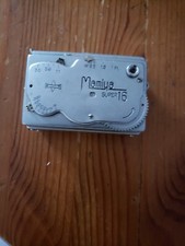 Vintage Mamiya Super 16 Spy Subminiature Camera Untested