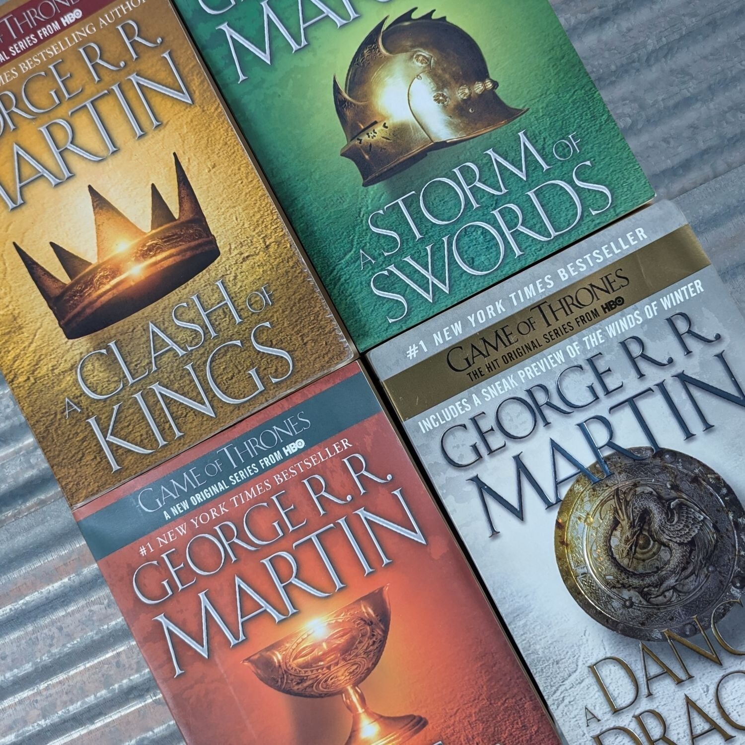 Game of Thrones Books 2-5 - By: George R.R. Martin - Paperback-image