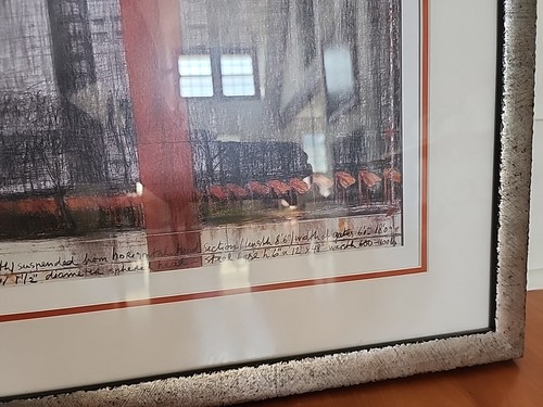 Quadro Stampa Litografica Grande Formato Raro Christo Central Park New York City - Foto 5 di 11