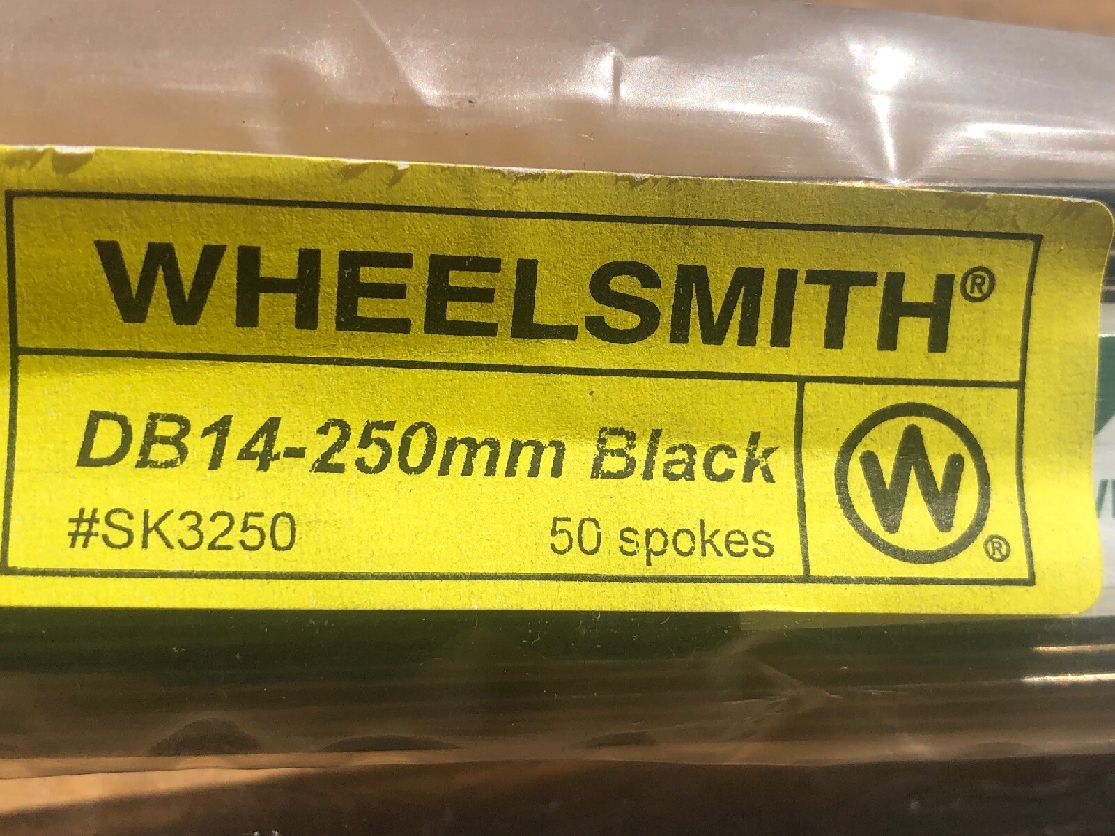 Raggi 274mm Raggi Per Ruota Bicicletta Wheelsmith DB15 - Doppio Sbattuto 274 Mm, 15g, Argento (lotto Di 10) Raggi In Acciaio Argento