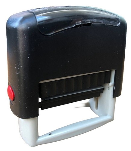 Rubber Stamp Custom Name Address Garage Mechanic Self-inking - Picture 9 of 18