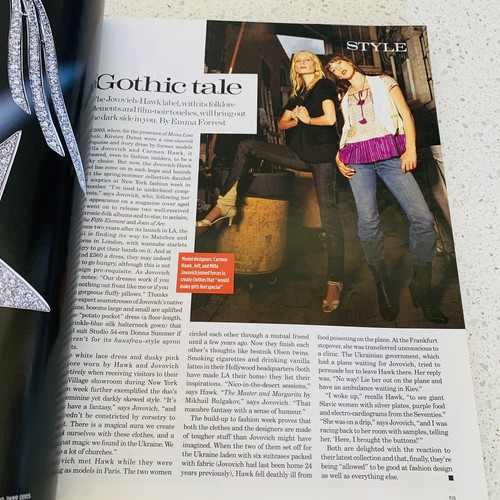 Vogue UK British Magazine January 2006 Fashion Models Photography Beauty - Picture 8 of 10