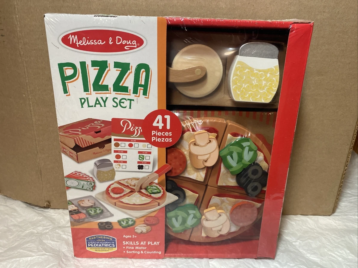 Melissa and Doug Wooden Pizza Play Set