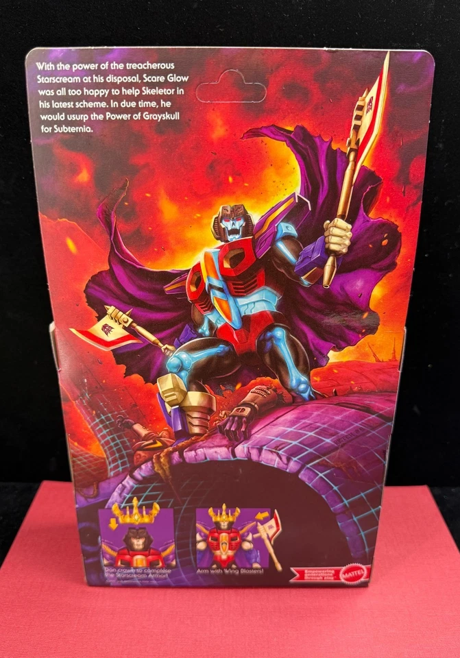 ☆ Masters of the Universe ☆ MOTU X Transformers : Starscream Armor Scare Glow - Image 4 of 4