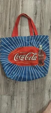  1996 Coca Cola Canvas Tote Bag - Kitchen Linens - RARE VINTAGE BAG!