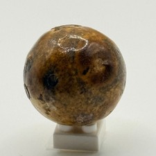 Vintage Bennington Clay Marble Rare Black Brown 0.70 Inch Mint Condition