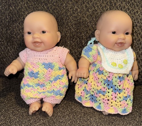 Berenguer Smiling Girls Baby Vinyl Doll Sitting Extra Outfits Accessories - Picture 3 of 5