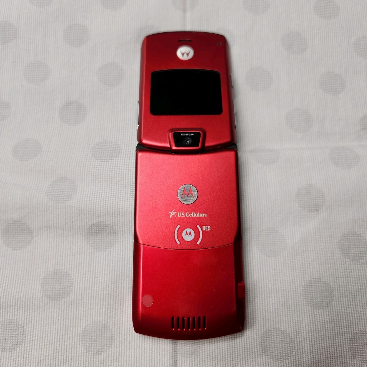 Motorola RAZR - Retro - Flip Phone - (RED) AIDS - US Cellular | eBay