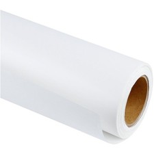 Heavyweight 36'' White Kraft Paper Roll - Crease-Free, Perfect for All Occasions