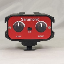 Saramonic SR-AX100 3.5mm Hot Shoe Audio Mixer/Switcher, 3 In 1 Out