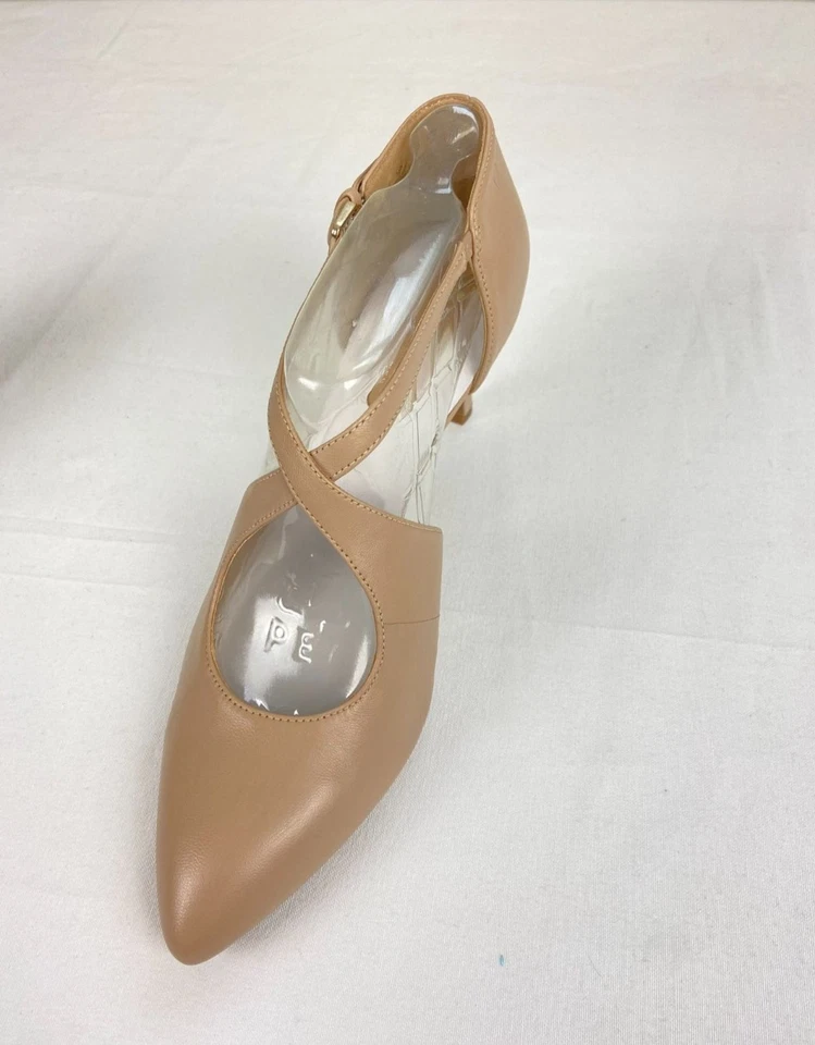 Nuevo con caja Naturalizer Okira Mujer Tacón Bomba Talla 9 M Beige Taupe Punta *Defecto* Foto 4 de 4