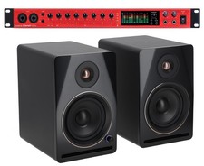 Focusrite Clarett 8Pre USB-C Audio Recording Interface, 8 Mic Preamps Monitors
