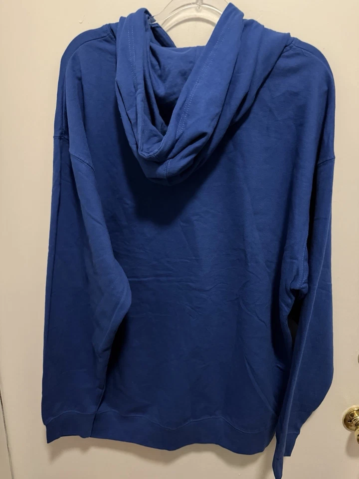 Mitchell & Ness Royal Buffalo Bills Casco Clásico Pullover Sudadera con Capucha 2XL Nuevo $85 Foto 3 de 4