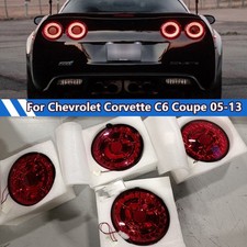 For 2005-2013 C6 Corvette Plug Play Led Tail Lights Brake Lights Red Lens 4pcs For 2005-2013 C6 Corvette Plug Play Led Tail Lights Brake Lights Red Lens 4pcs