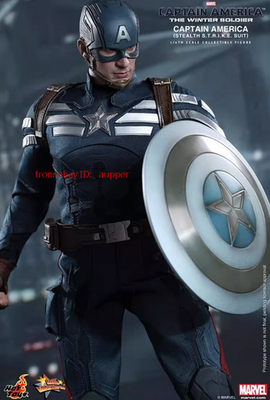 Hot Toys MMS243 1/6 Captain America & Steve Rogers Collectible