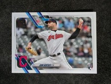 2021 Topps Update #US173 Sam Hentges Rookie Cleveland Indians Baseball Card