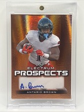 2024 Leaf Electrum - Prospects Autographs Antario Brown #PA-AB4 Bronze /59 ( RC)