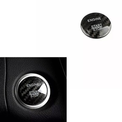 Cover Trim For Benz E-Class 2009-2015 One-Click Startup Button Real Carbon Fiber