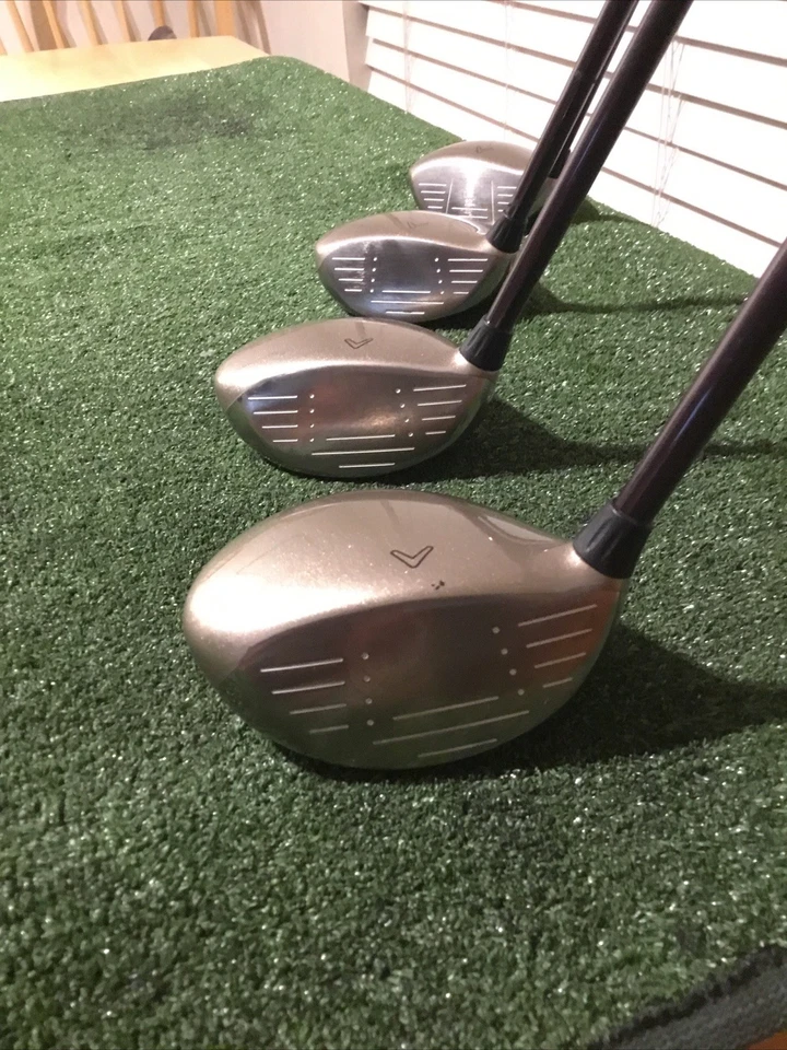 Callaway Ladies Big Bertha Titanium Woods Set (3W, 5W, 7W, 9W) Gems 55g Graphite - Image 3 of 4